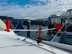 1 Meter bird Busta on rail